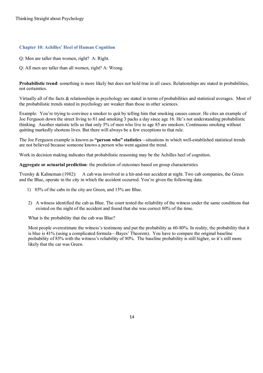 Chapter 10 Achilles’ Heel of Human Cognition - Page 1