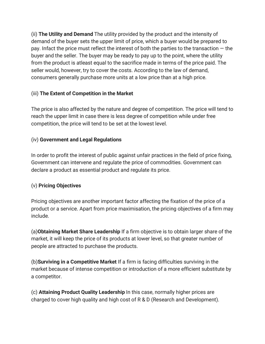 Marketing Long Answer Type Questions - Page 4