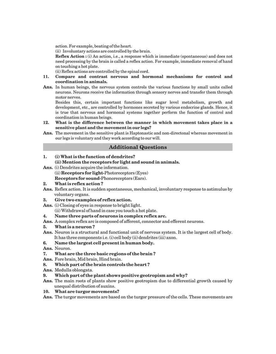 Control and Coordination - Page 7