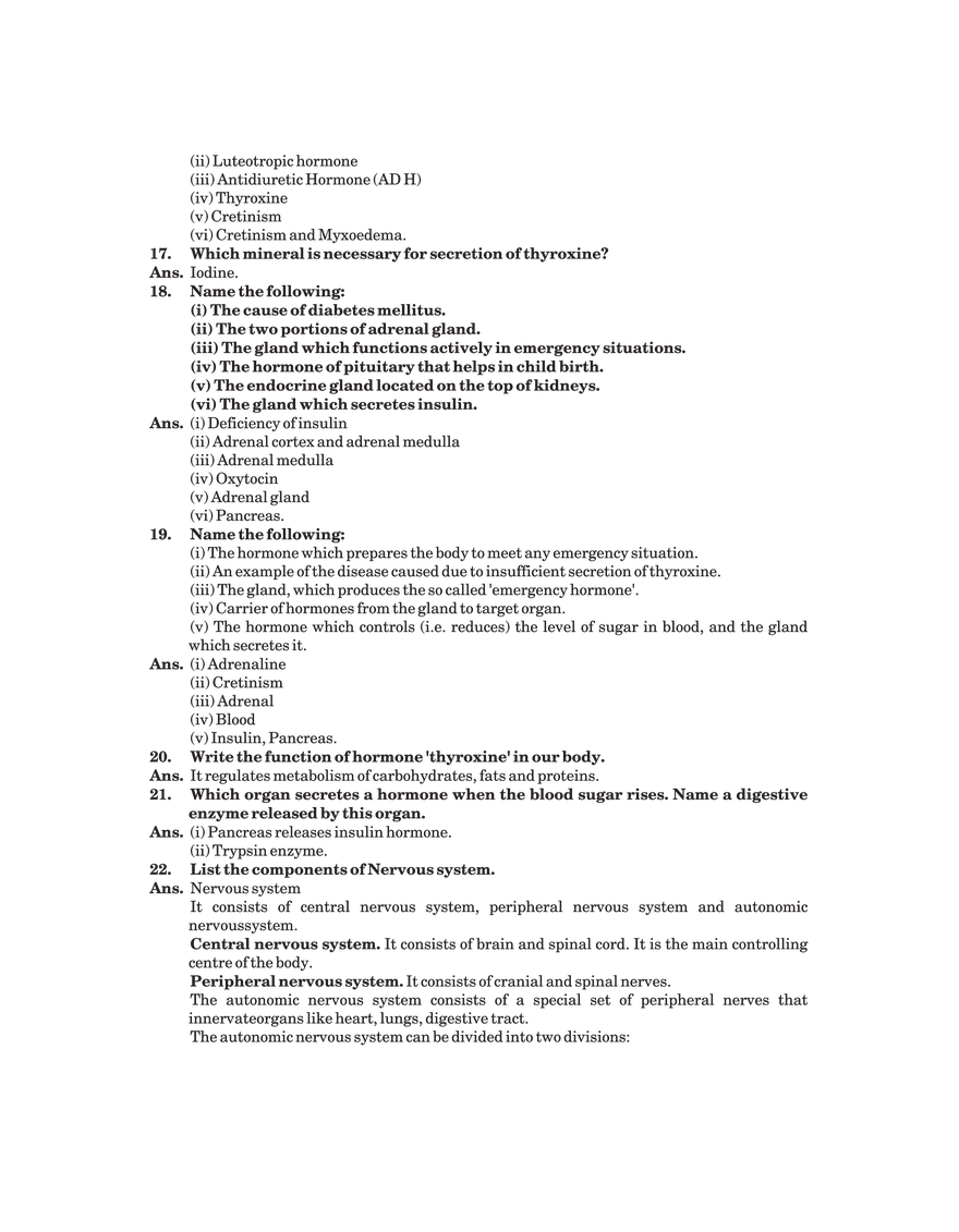 Control and Coordination - Page 9
