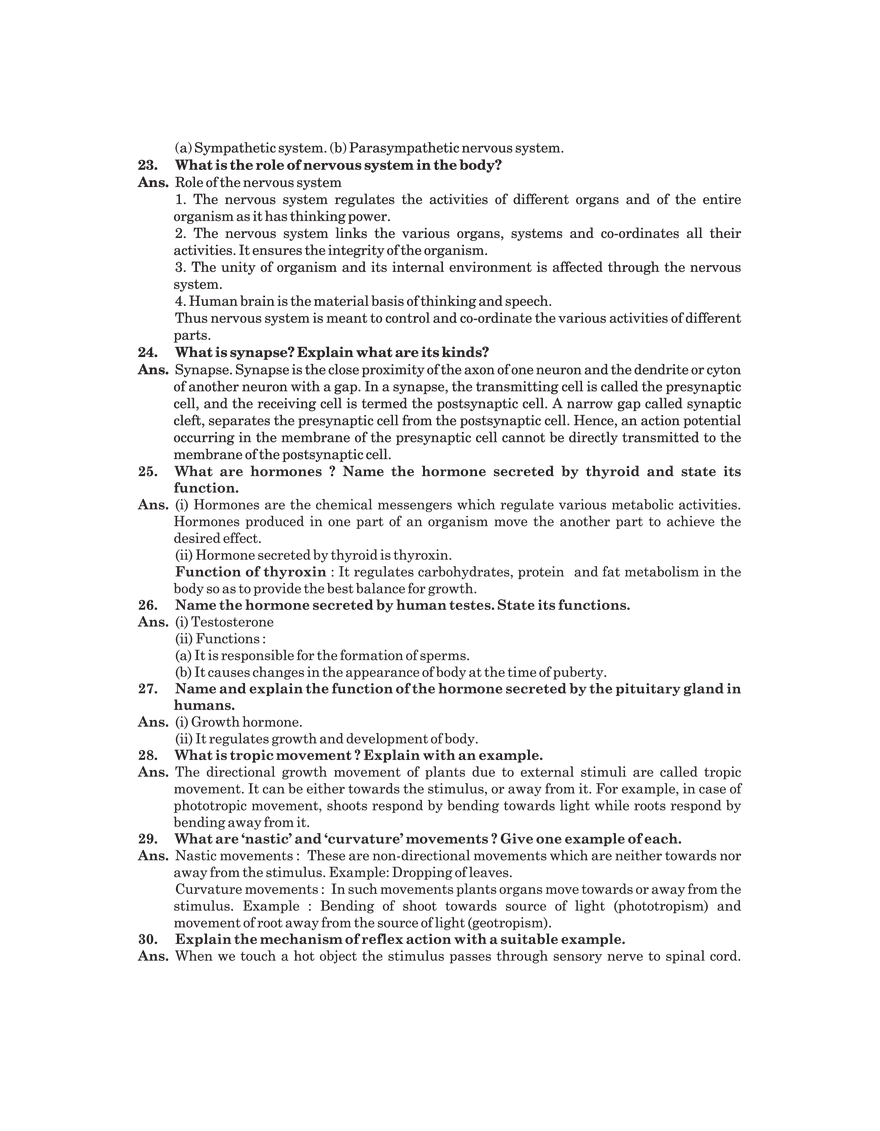 Control and Coordination - Page 10