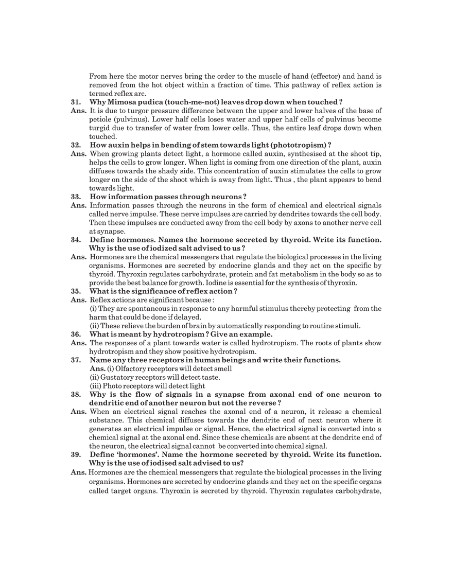 Control and Coordination - Page 11