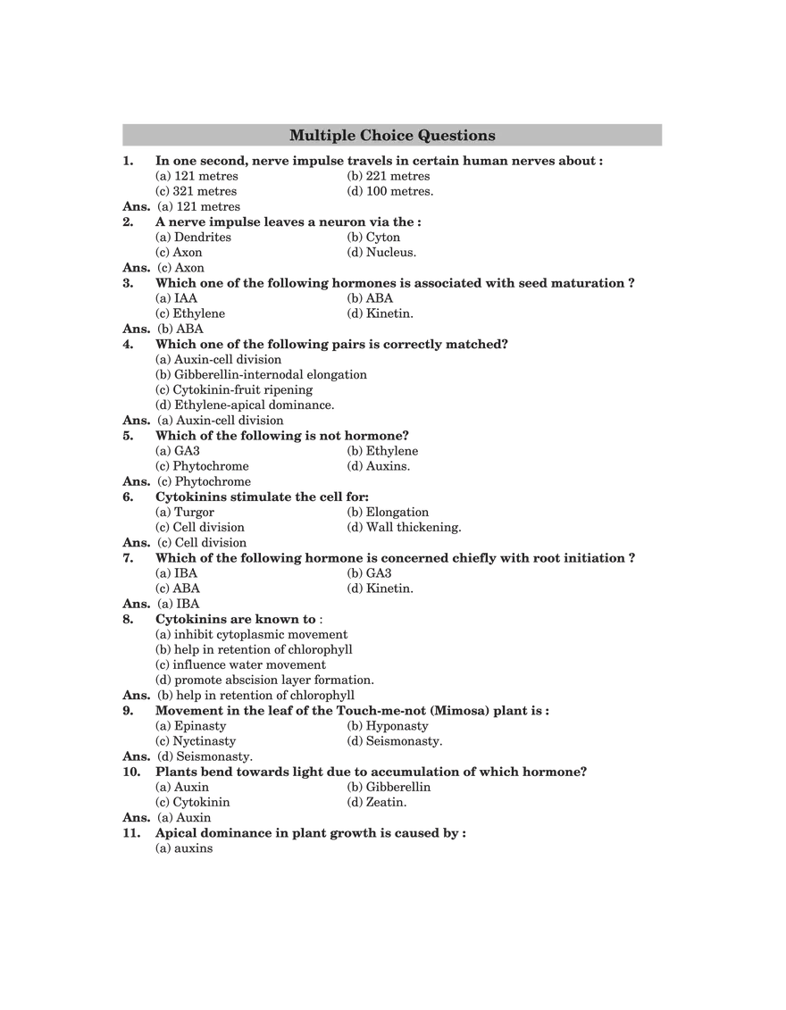 Control and Coordination - Page 13