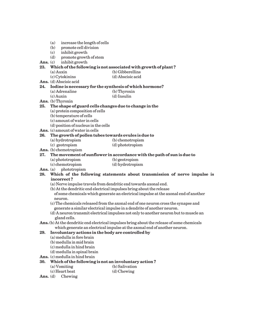 Control and Coordination - Page 4