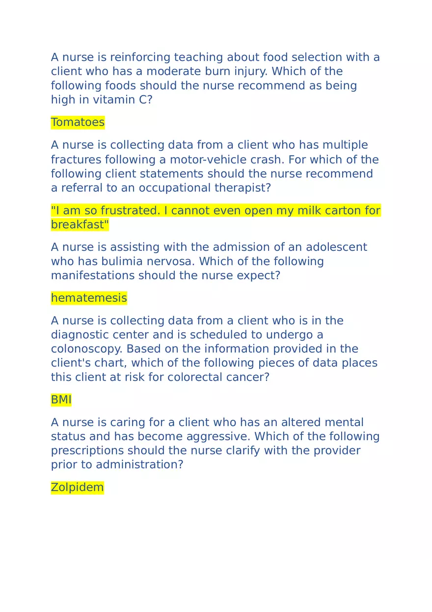 PN Comprehensive Online Practice 2020 B   Part 1 - Page 8