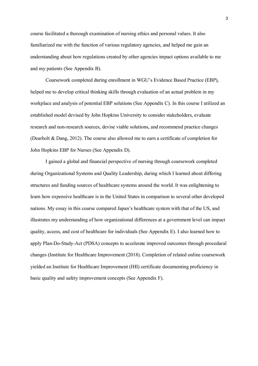 Professional Summary - Page 3