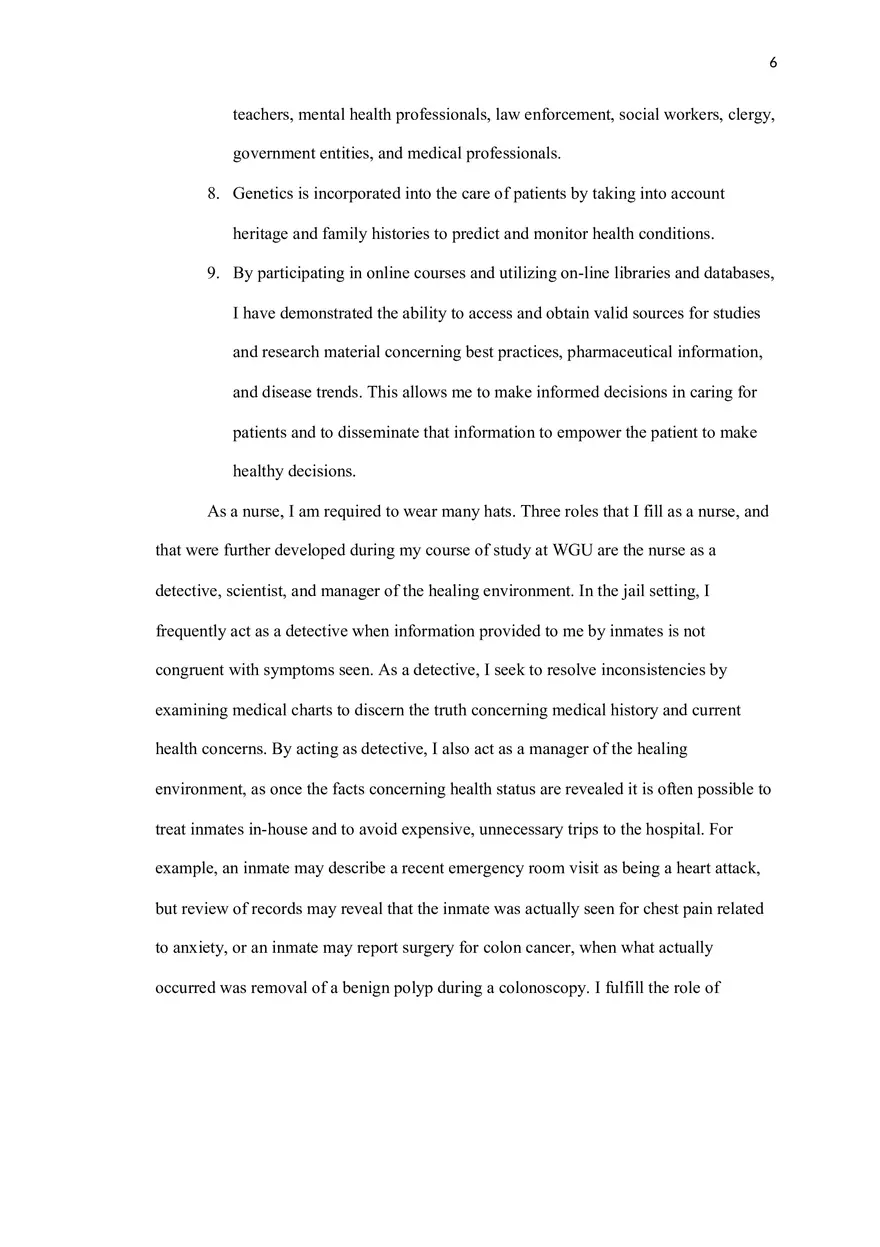 Professional Summary - Page 6