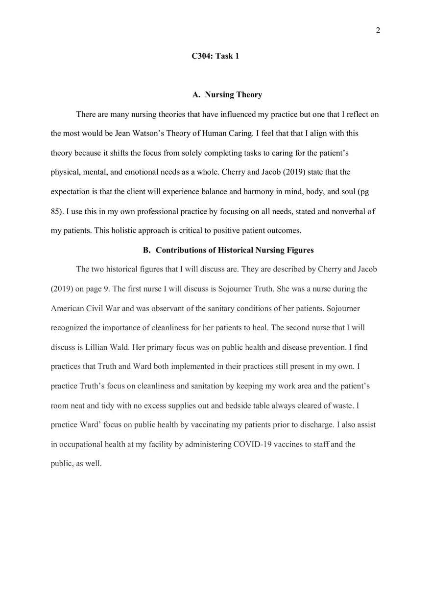 Professional Roles and Values - Page 1