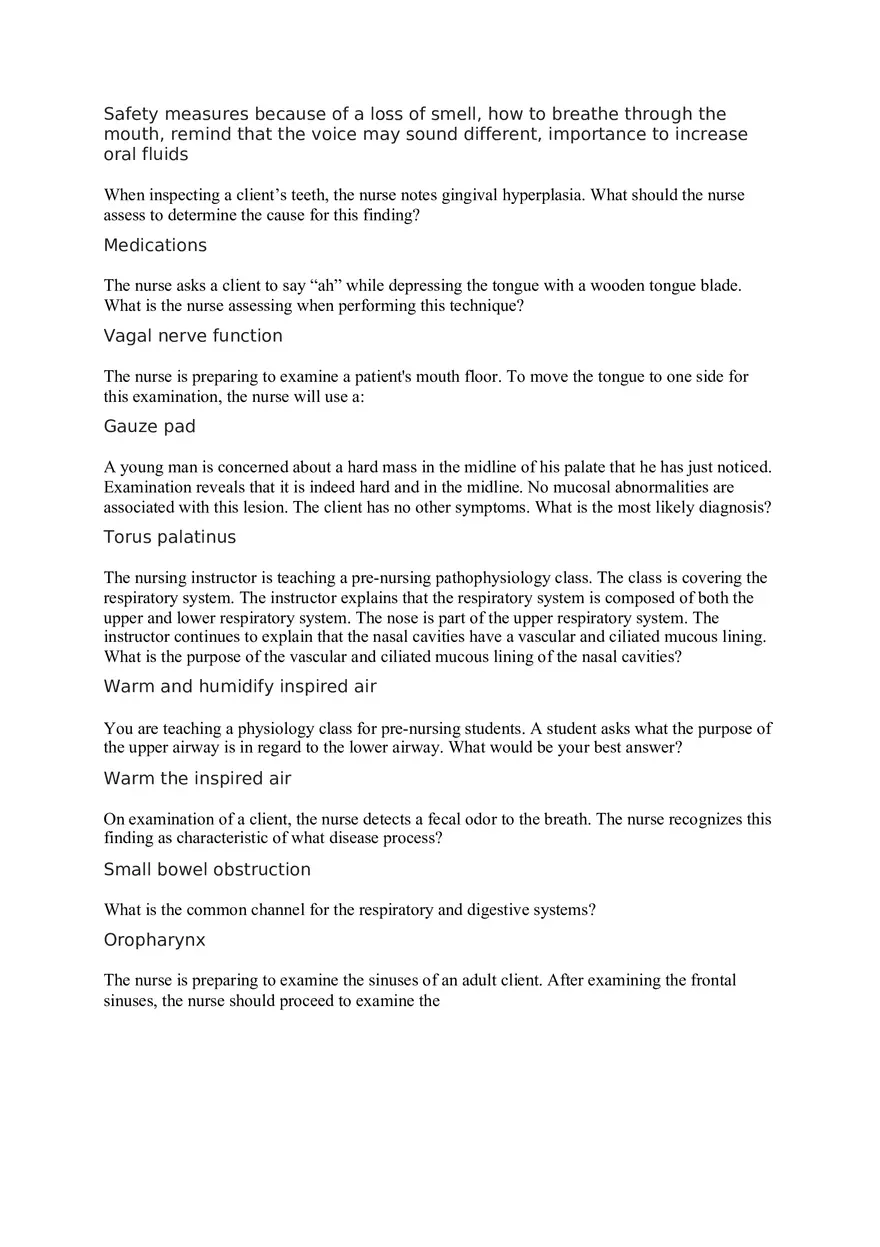 Nursing Quiz 2 - Page 11