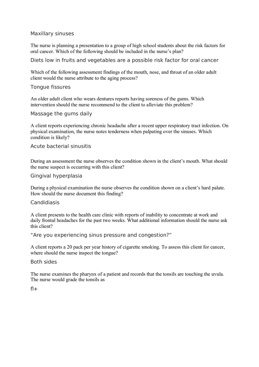 Nursing Quiz 2 - Page 12