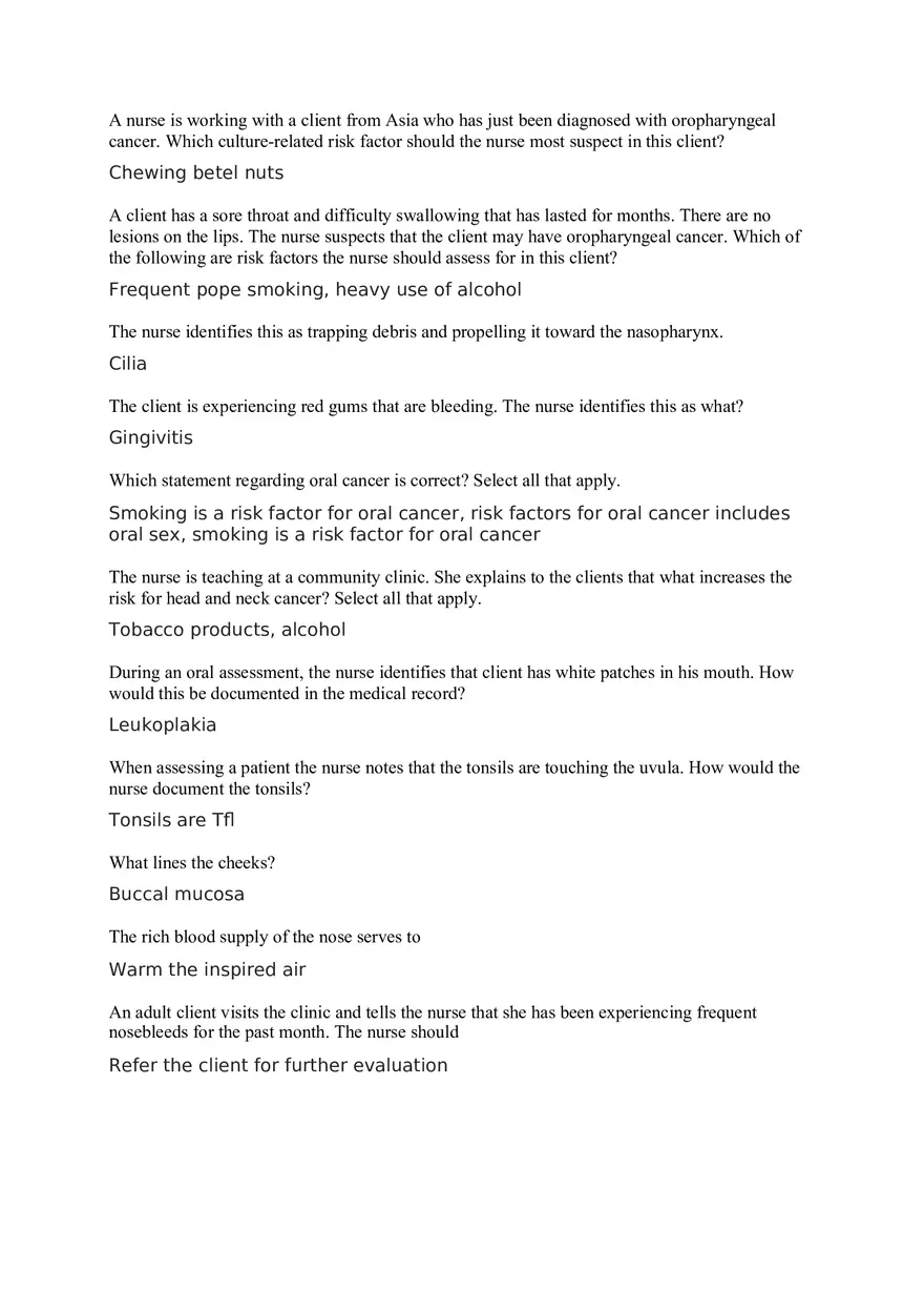 Nursing Quiz 2 - Page 4