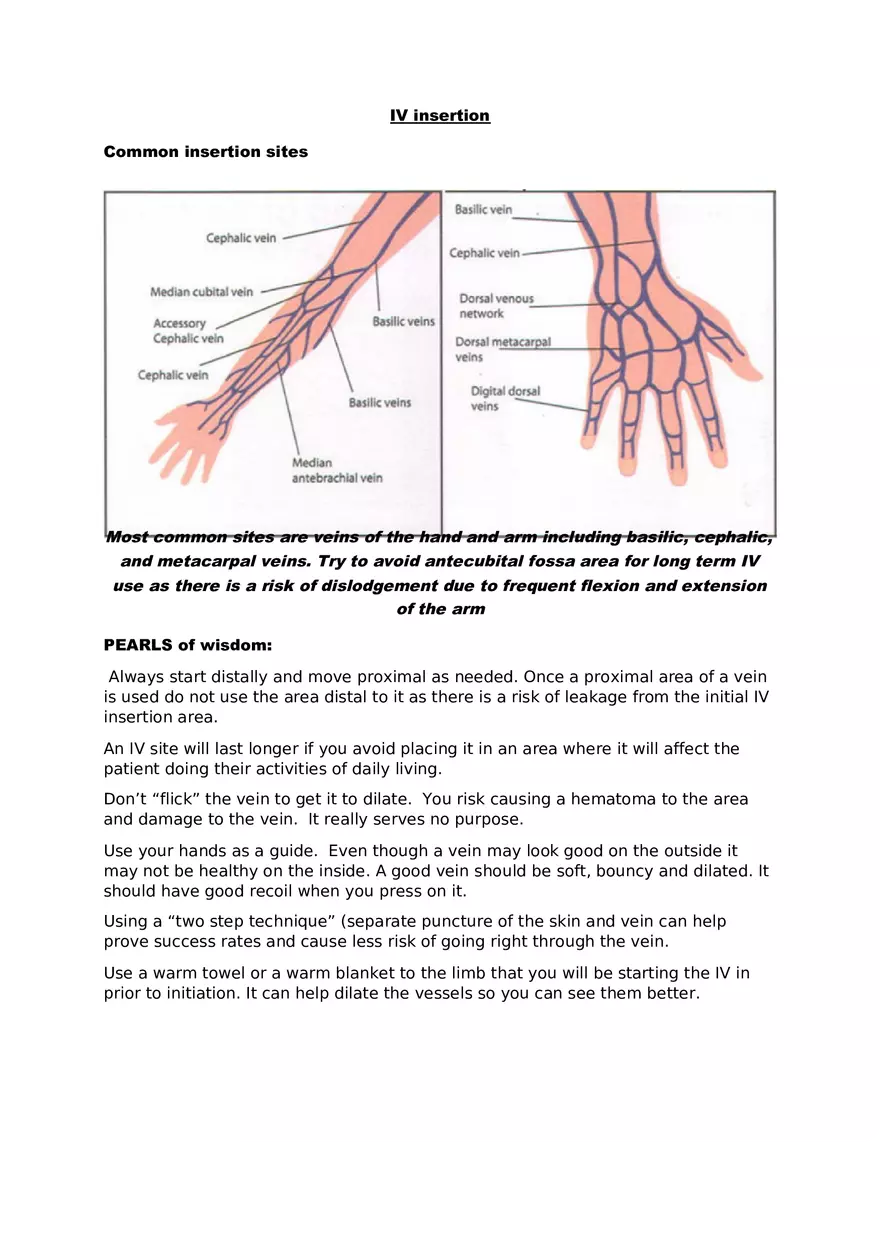 IV Insertion - Page 1