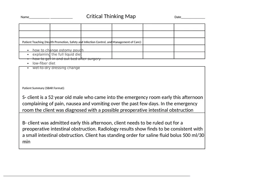 Critical Thinking Map - Page 6