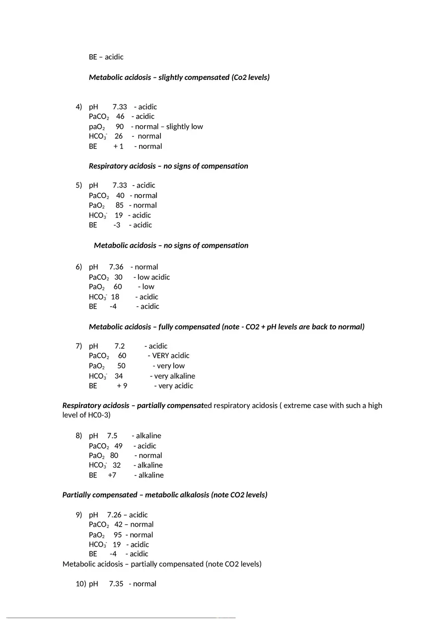 ABG Practice Questions with Answers - Page 2