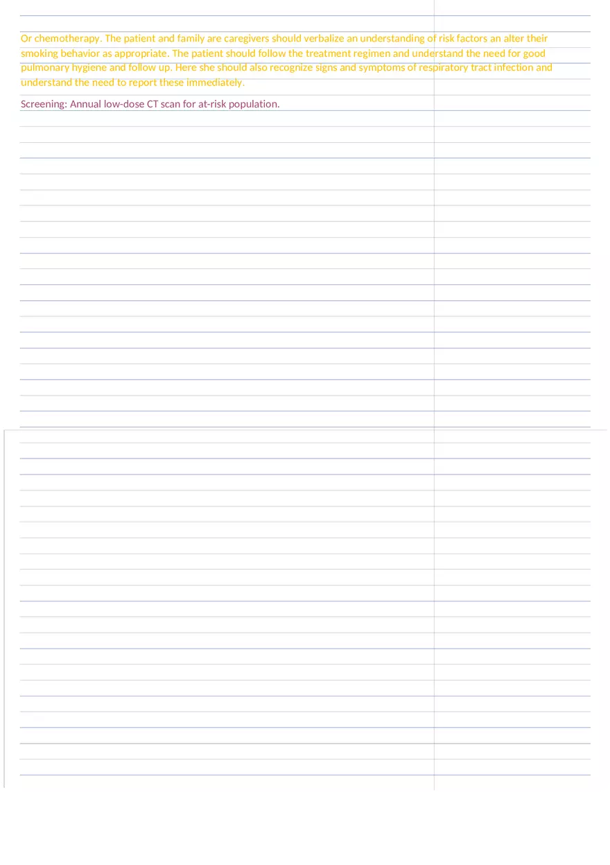 Lung Cancer Concept Map - Page 2