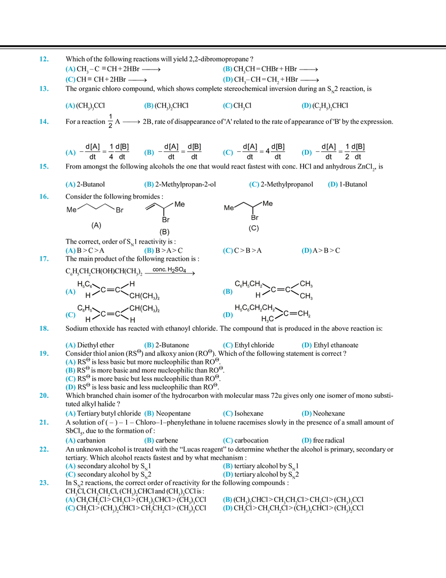 Reaction Mechanism Exercise # 5 - Page 2