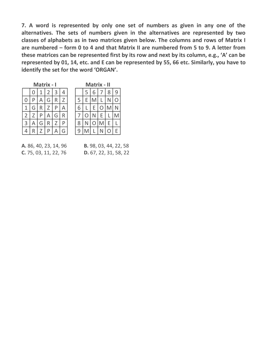 Matrix Based Reasoning - Page 12
