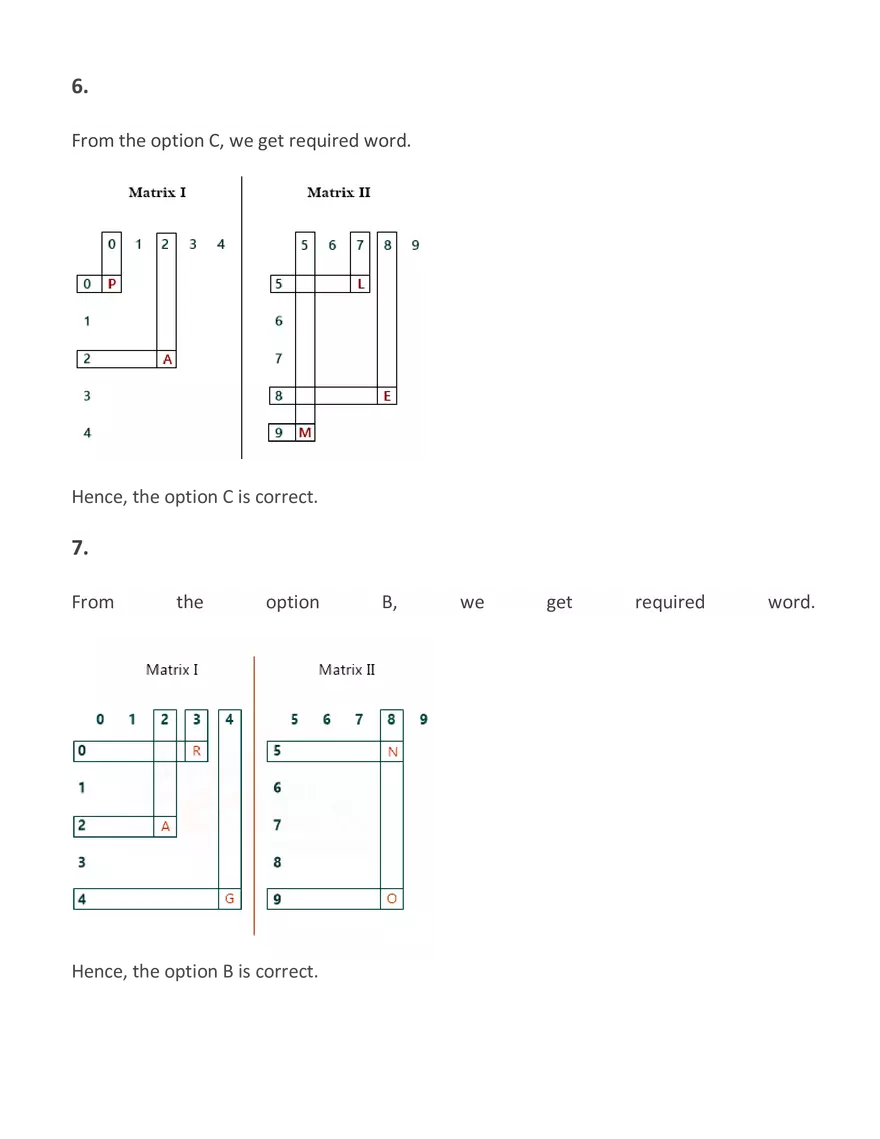 Matrix Based Reasoning - Page 5