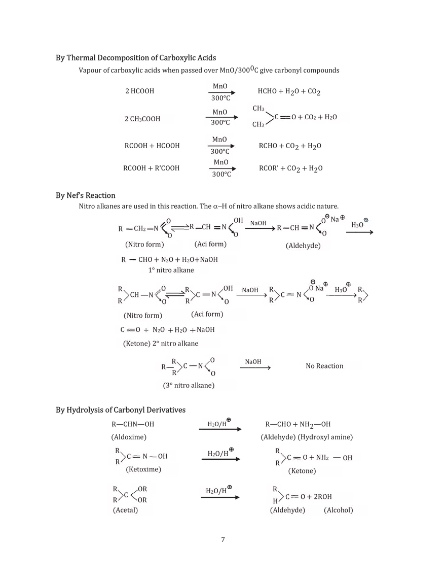 Aldehydes, Ketones and Carboxylic Acids - Page 9