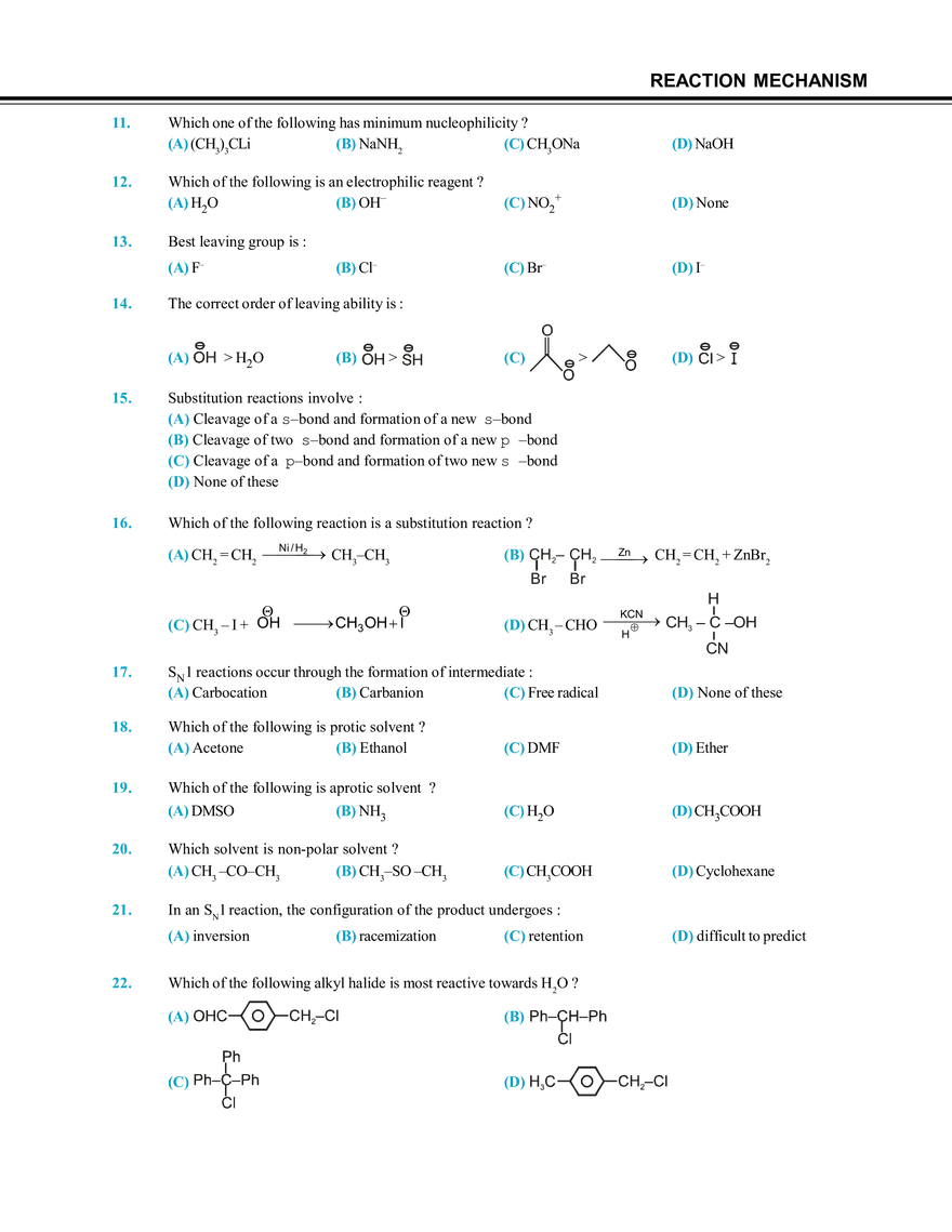 Reaction Mechanism Exercise # 1 - Page 2