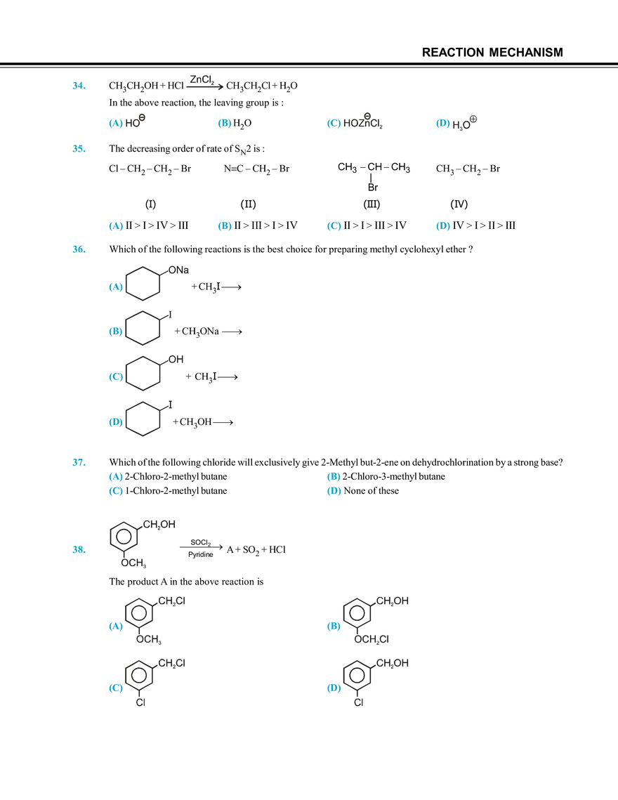 Reaction Mechanism Exercise # 2 - Page 7