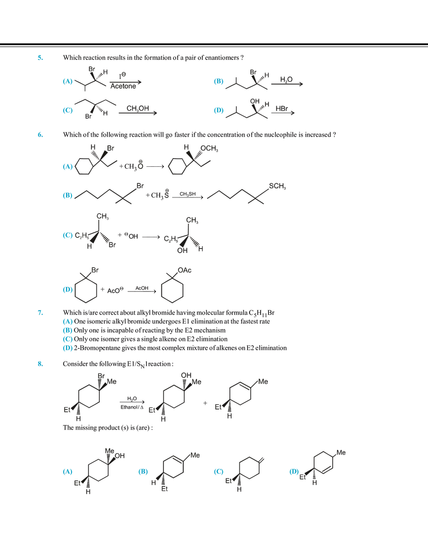 Reaction Mechanism Exercise # 2 - Page 2