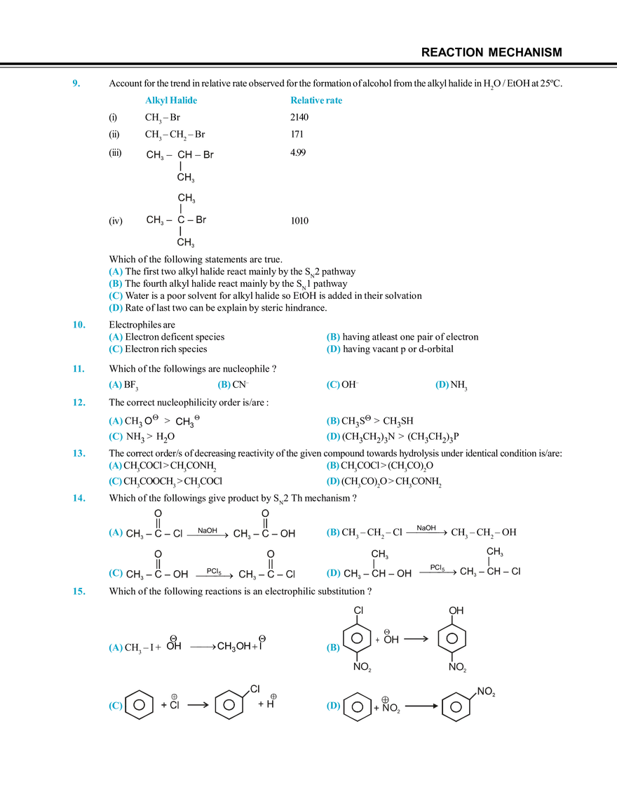 Reaction Mechanism Exercise # 2 - Page 3