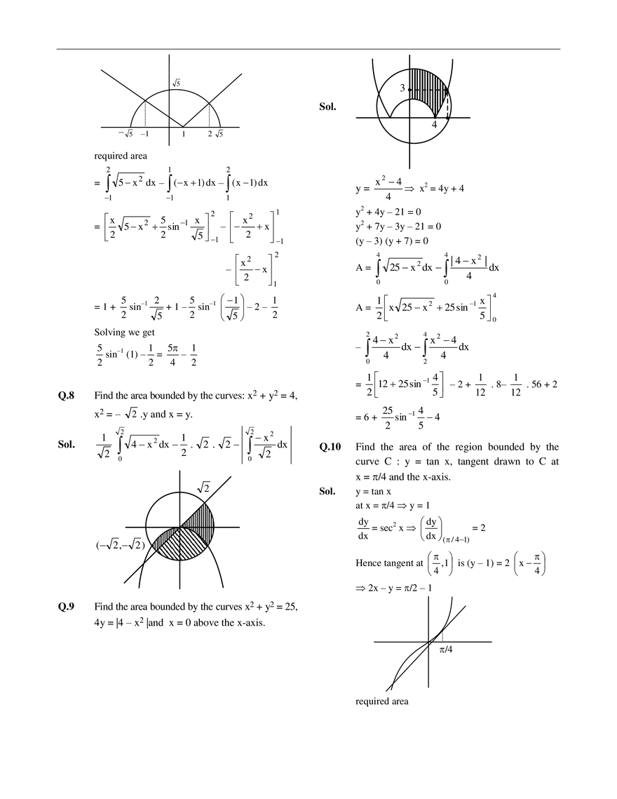 Area Under the Curve Exercise # 5 - Page 7
