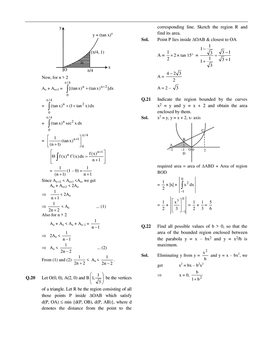 Area Under the Curve Exercise # 5 - Page 12