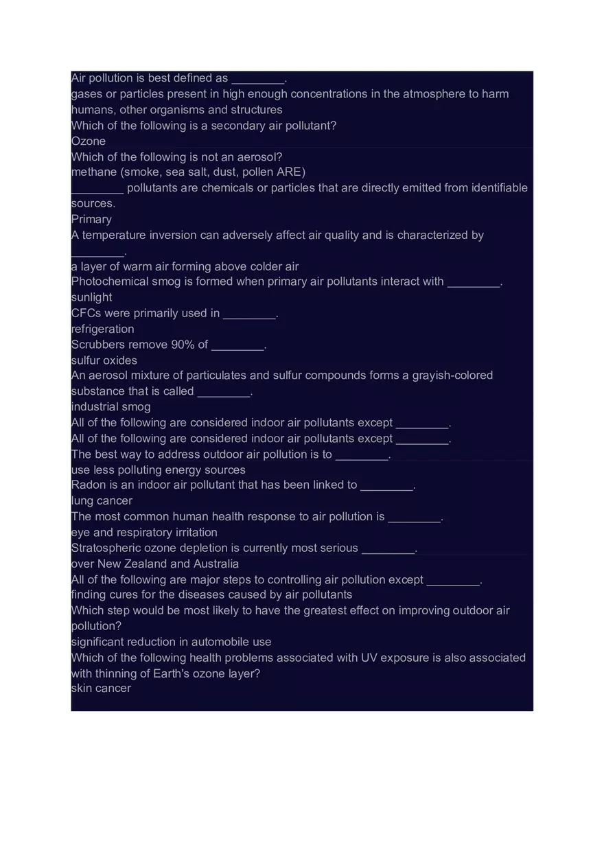 Air Pollution is Best Defined As - Page 3