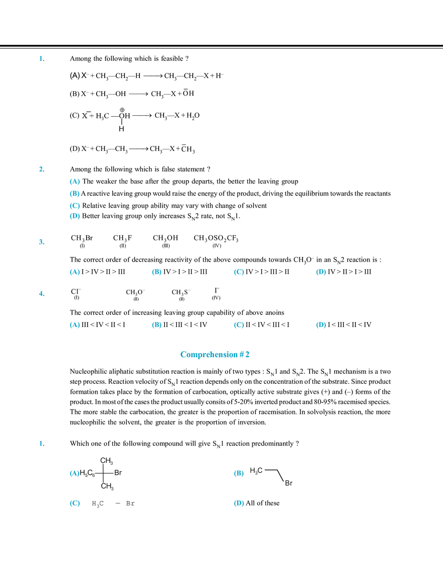 Reaction Mechanism Exercise # 3 - Page 2