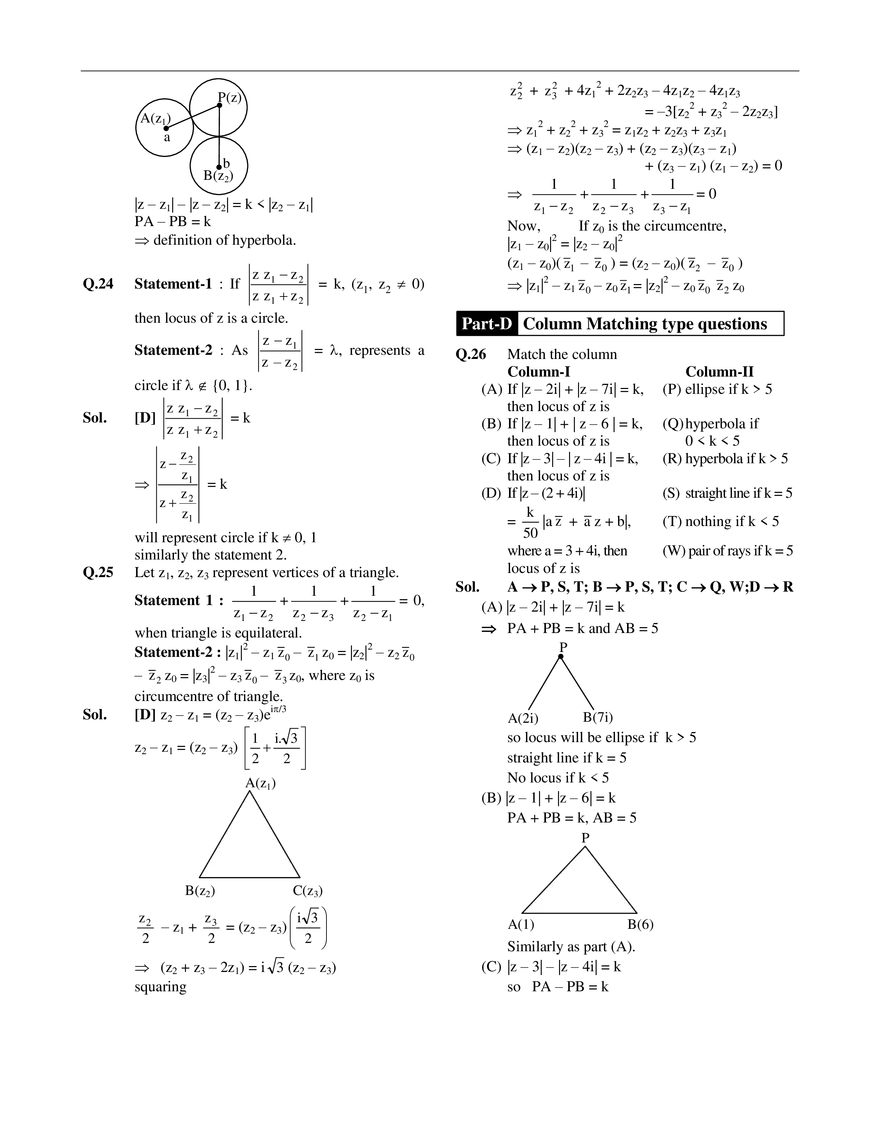 Complex Number Exercise # 2 - Page 8