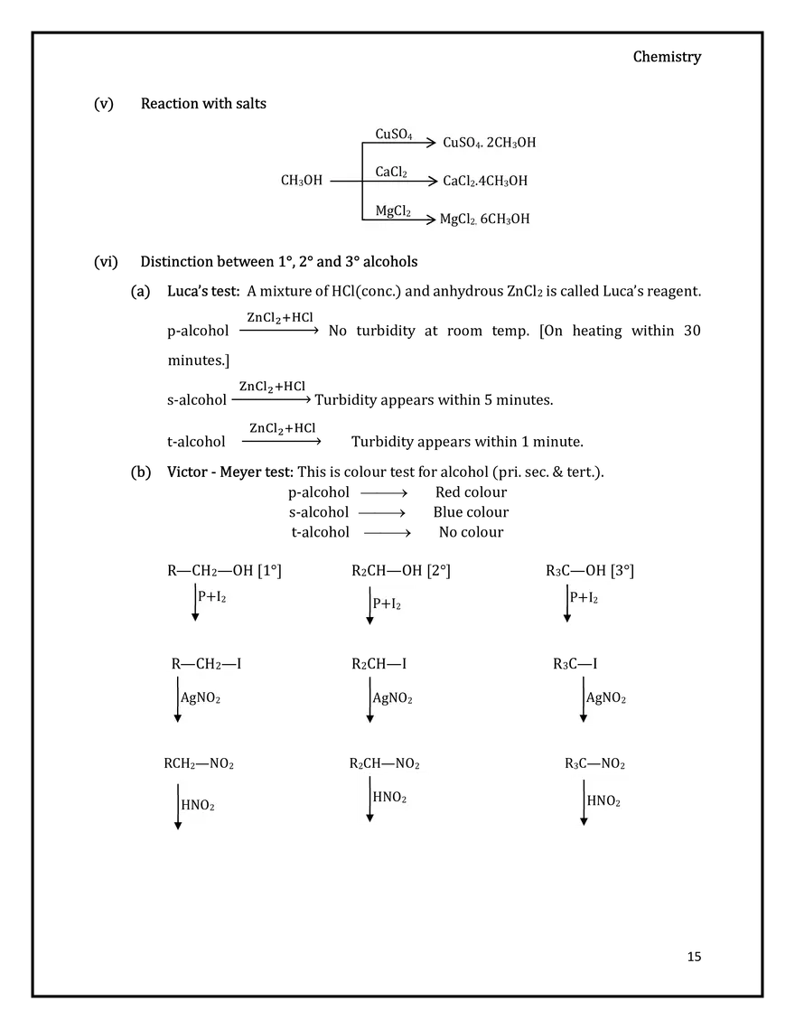 Introduction of Alcohol, Preparation and Properties - Page 7