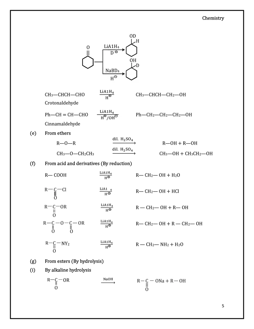 Introduction of Alcohol, Preparation and Properties - Page 13
