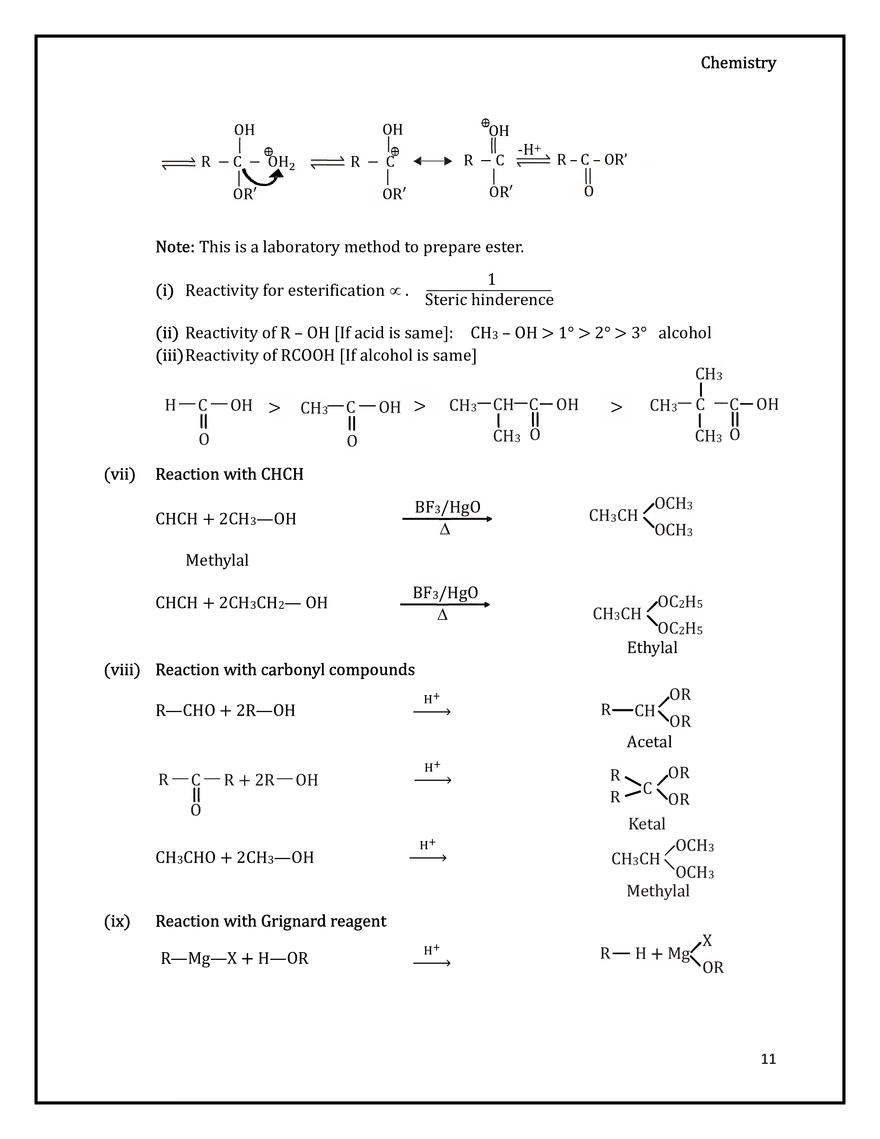 Introduction of Alcohol, Preparation and Properties - Page 3