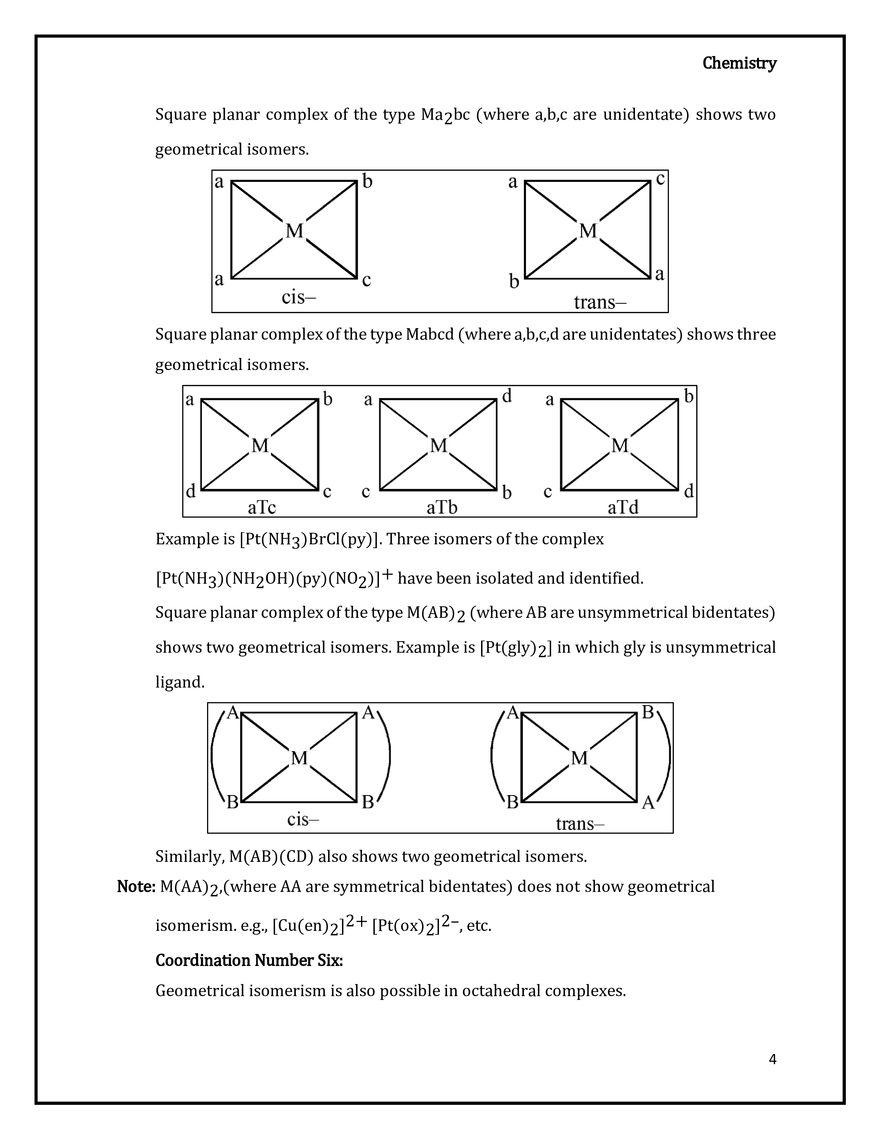 Inisomerism in Coordination Compounds - Page 4