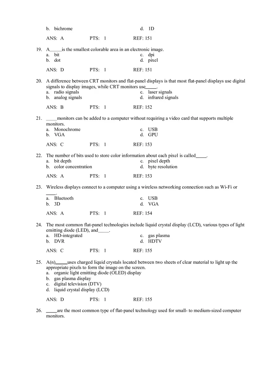 Chapter 4 Input and Output Quiz - Page 11
