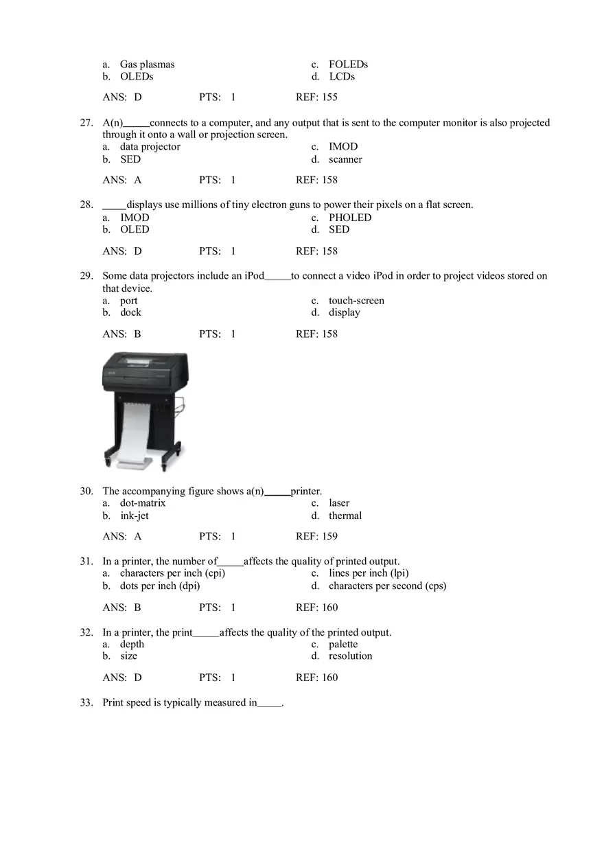 Chapter 4 Input and Output Quiz - Page 12
