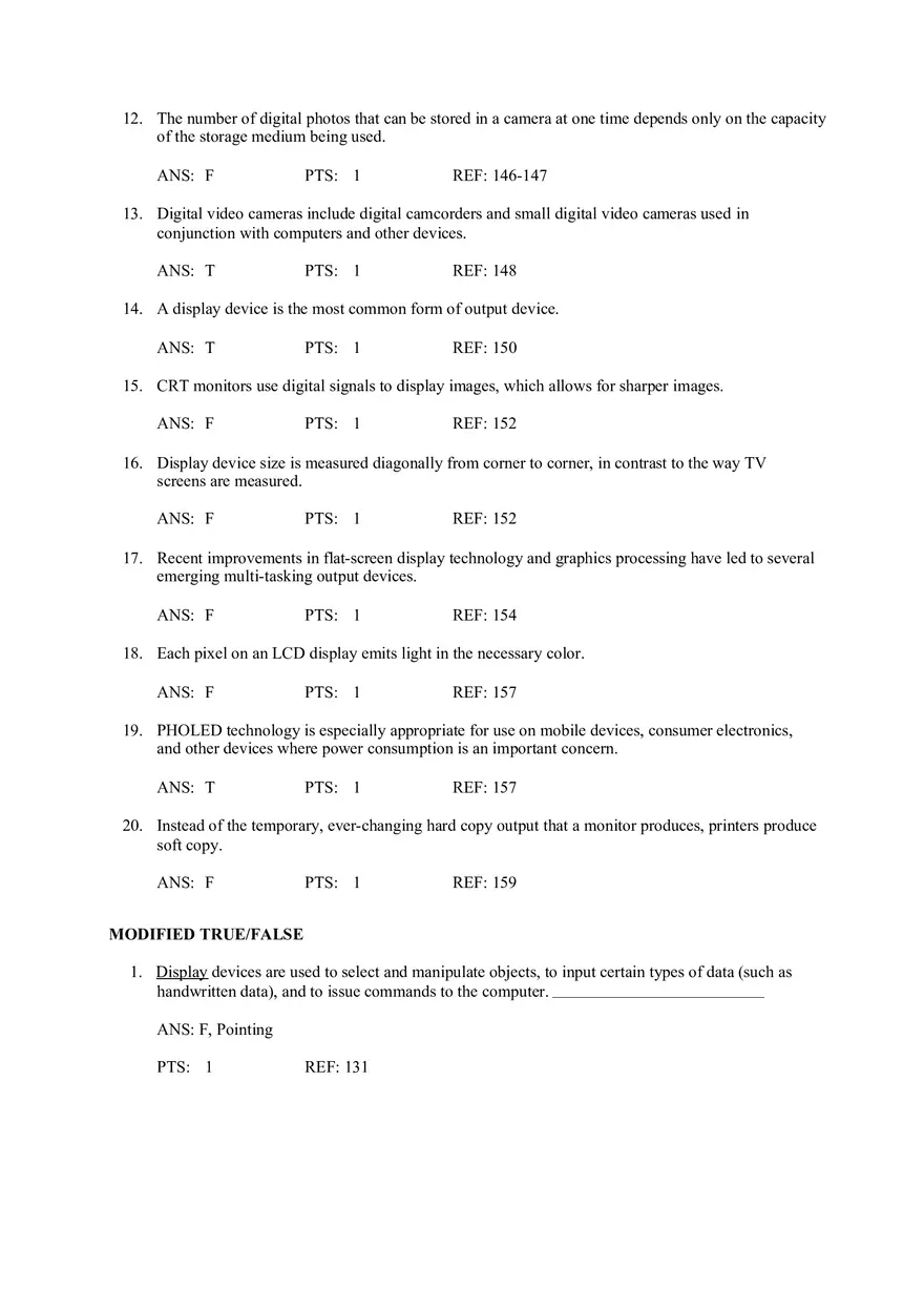 Chapter 4 Input and Output Quiz - Page 2