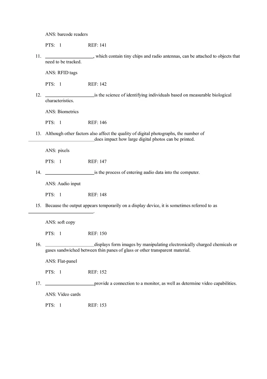 Chapter 4 Input and Output Quiz - Page 4