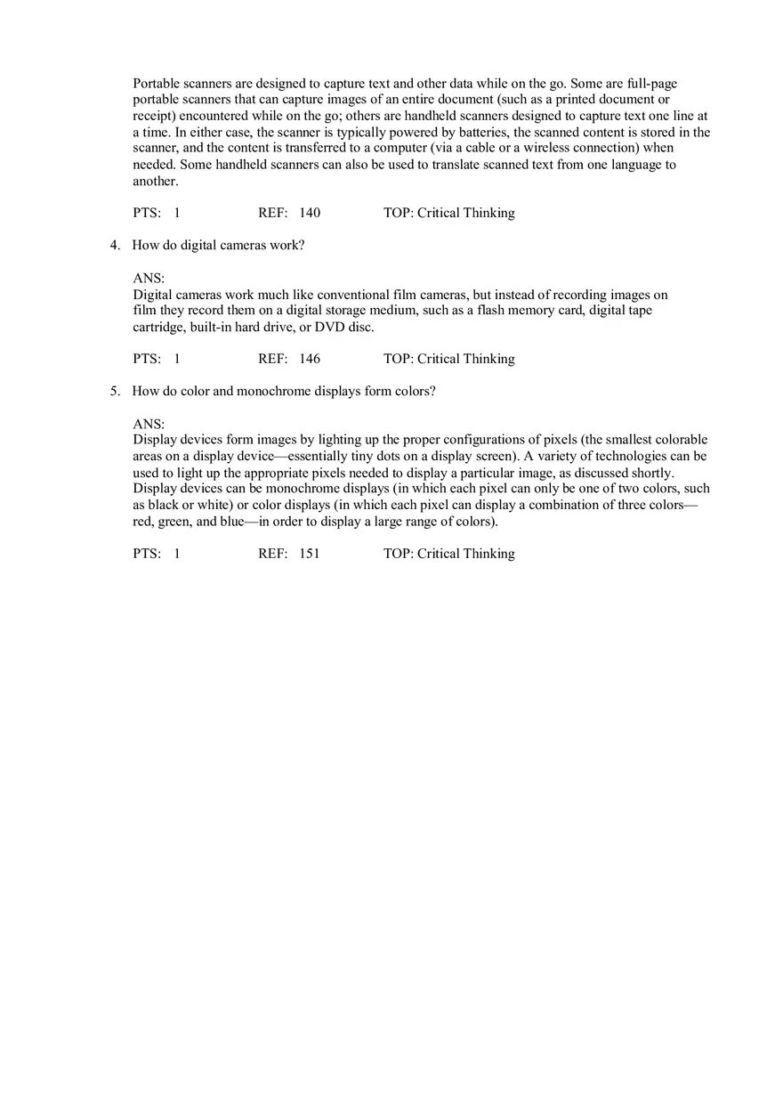 Chapter 4 Input and Output Quiz - Page 6