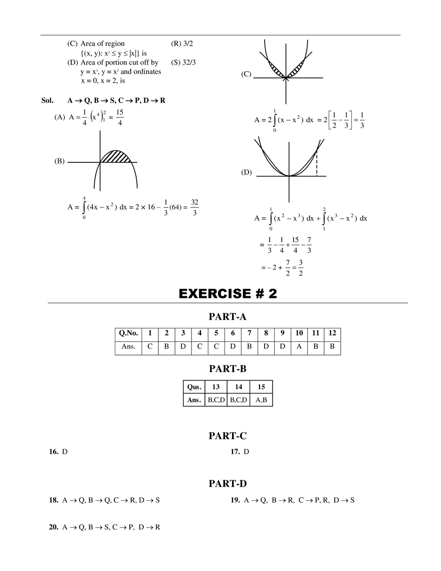 Area Under the Curve Exercise # 2 - Page 7