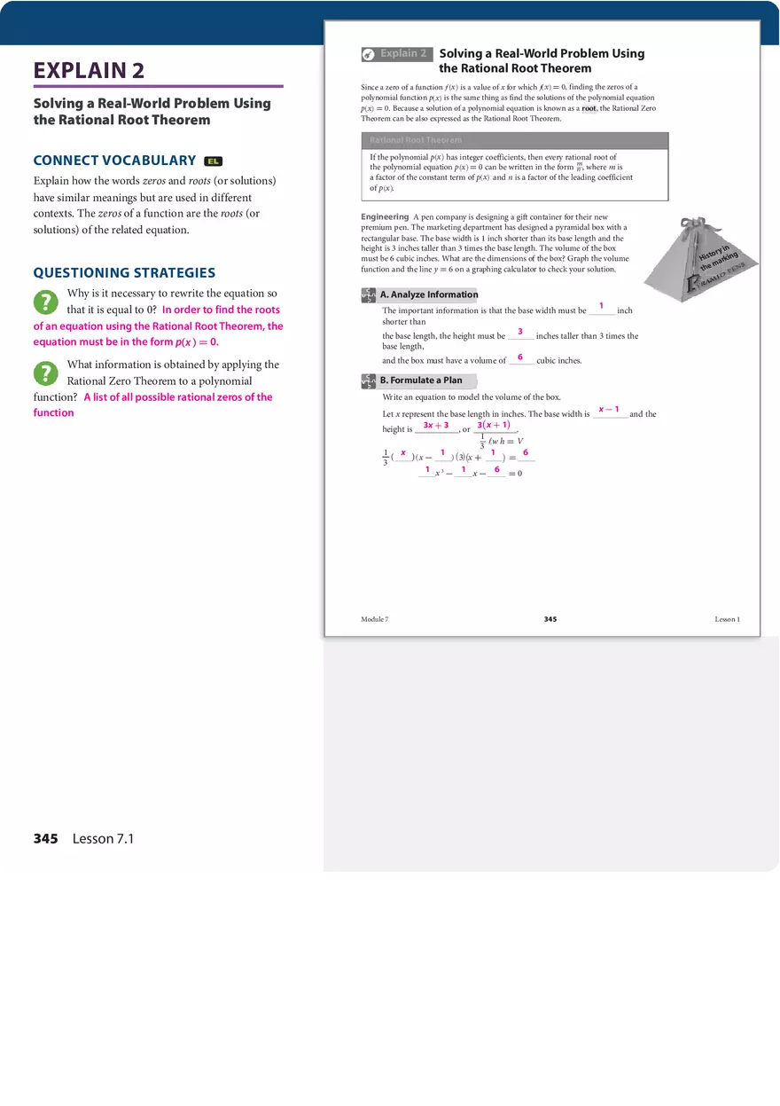 7.1 Finding Rational Solutions of Polynomial Equations - Page 7