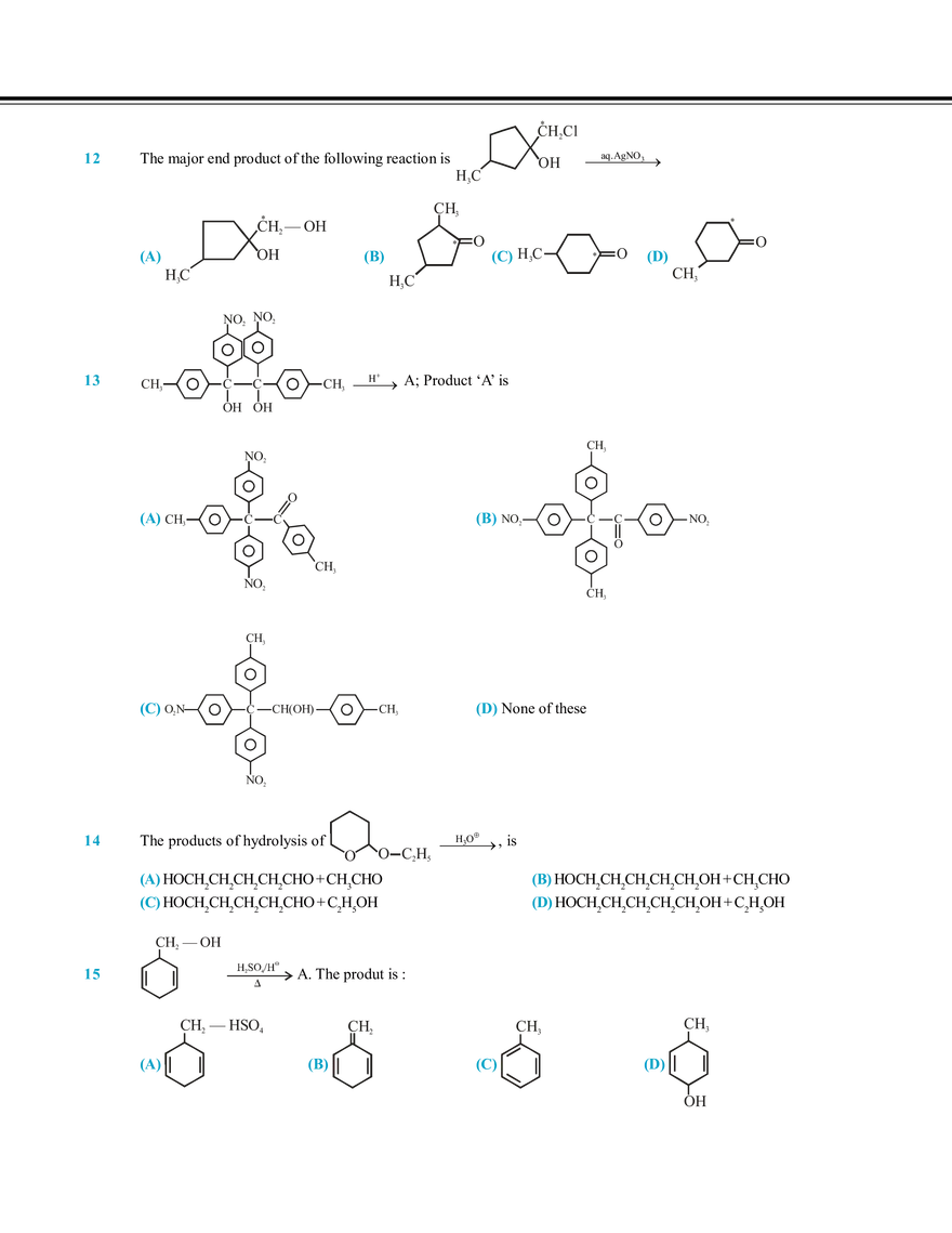Reaction Mechanism Mock Test - Page 3