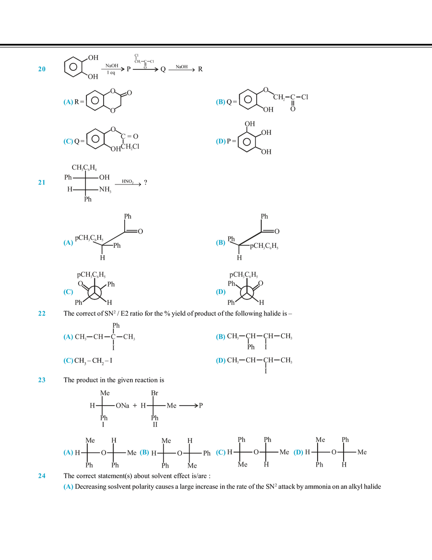 Reaction Mechanism Mock Test - Page 5