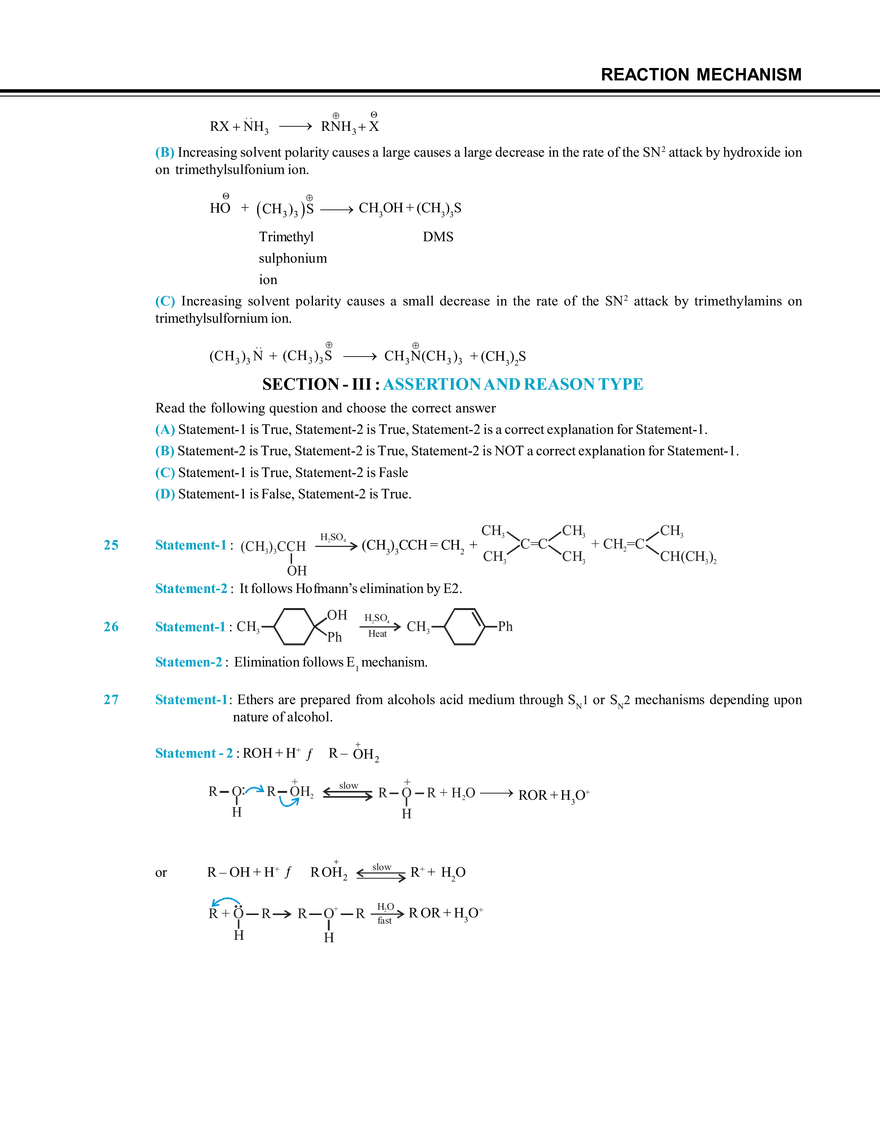 Reaction Mechanism Mock Test - Page 6