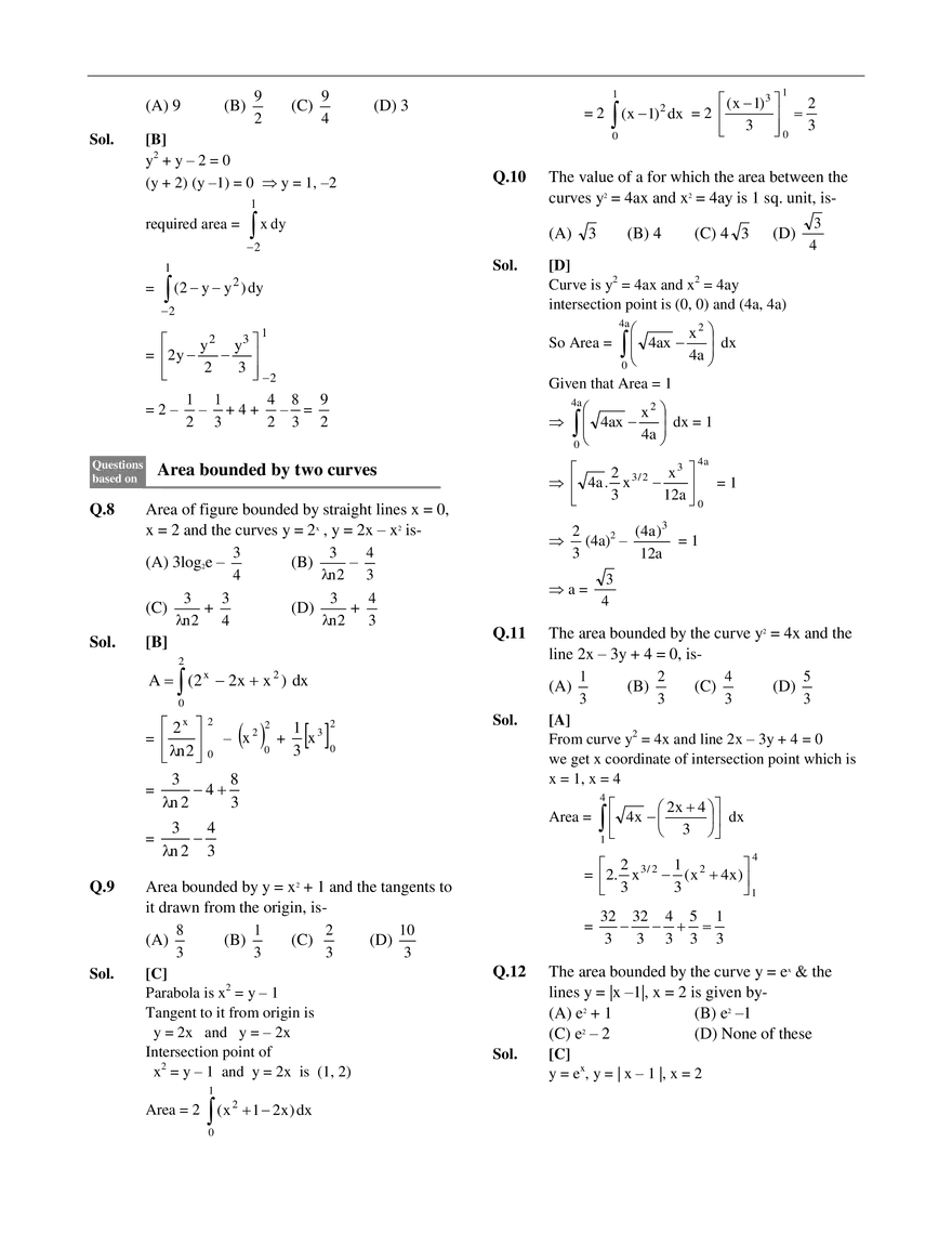 Area Under the Curve Exercise # 1 - Page 2
