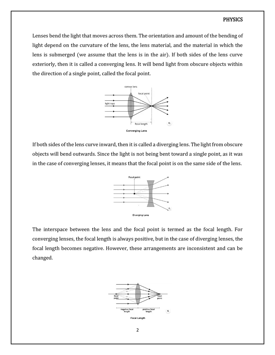 Sign Convention for Spherical Lens - Page 2