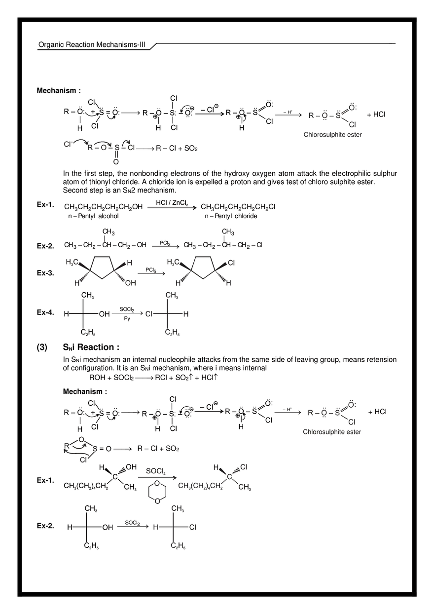 Organic Reaction Mechanisms-III - Page 7