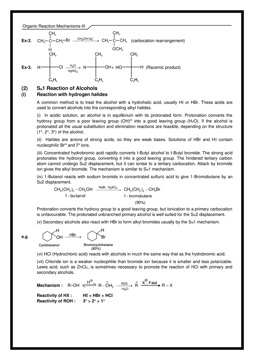 Organic Reaction Mechanisms-III - Page 3